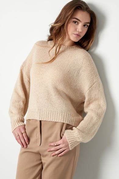 Trui cozy - geel h5 Afbeelding3